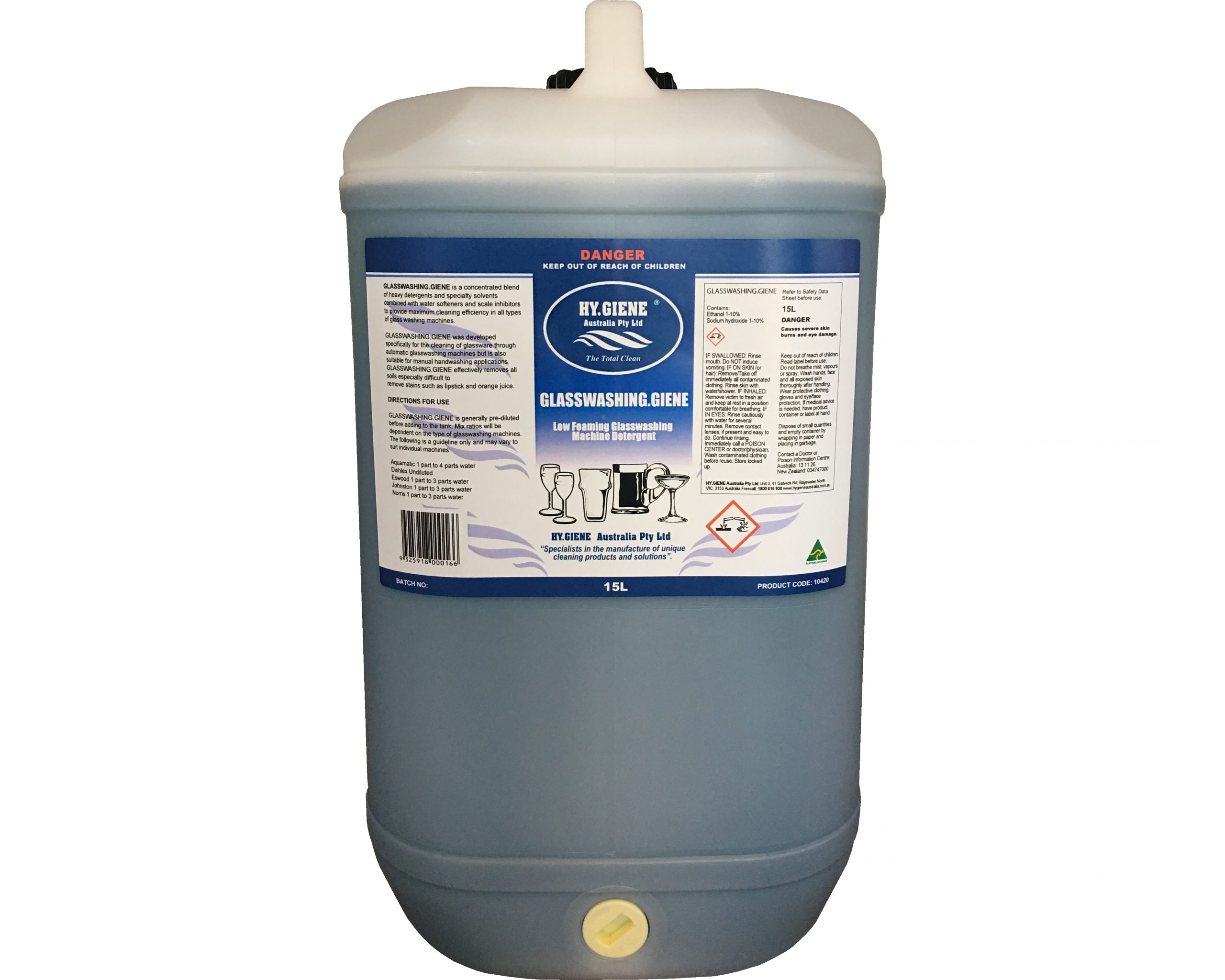 GLASSWASHING.GIENE All-In-One Glasswash Liquid - Image 2