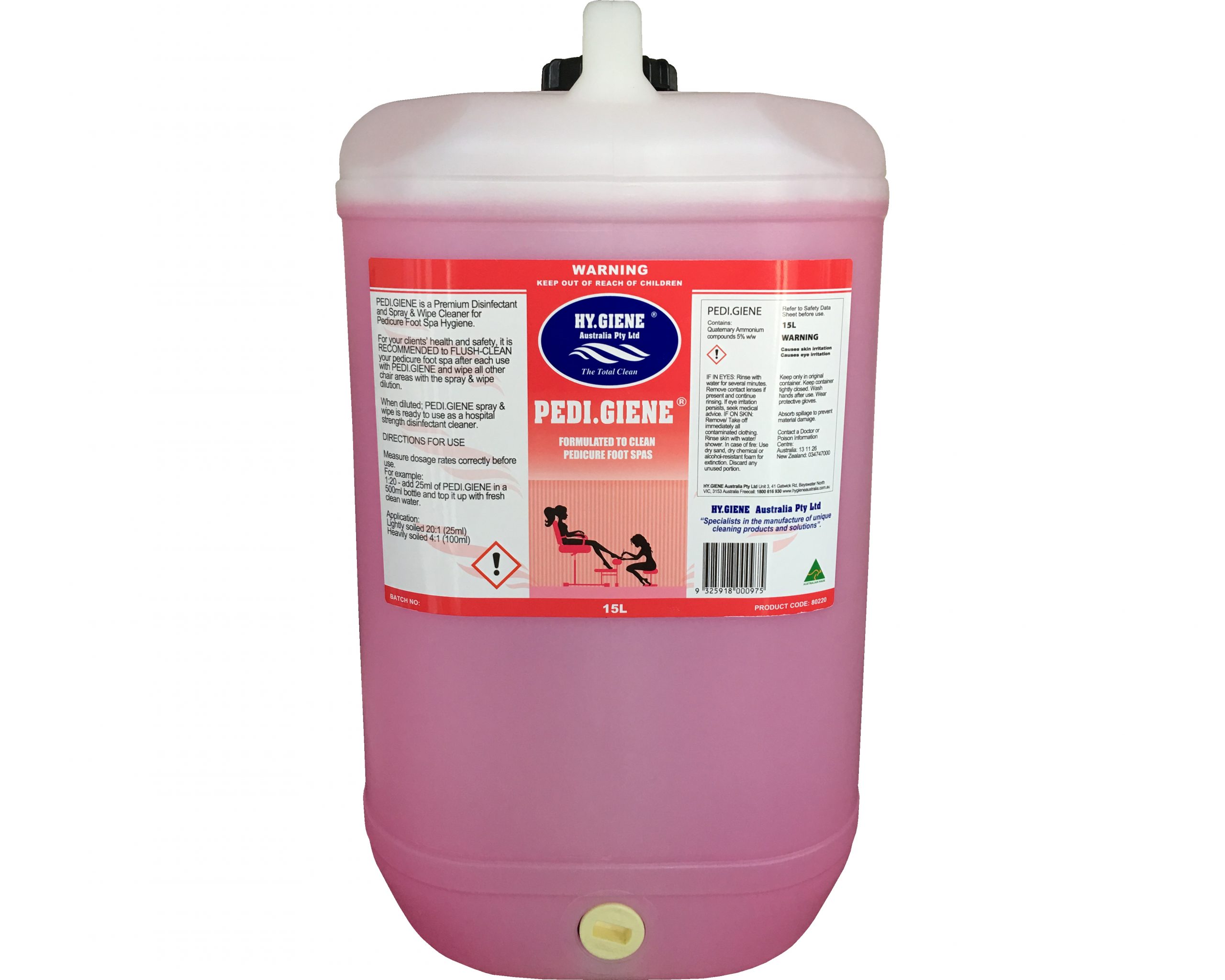 PEDI.GIENE Pedi Foot Spa Cleaner & Sanitiser - Image 4