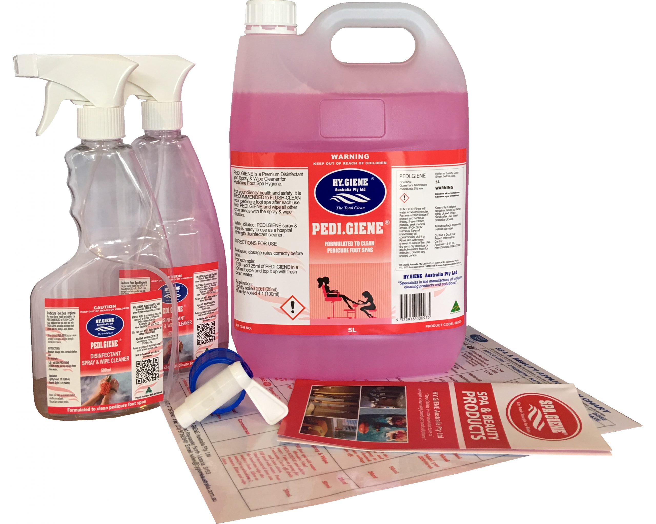 PEDI.GIENE Pedi Foot Spa Cleaner & Sanitiser - Image 3