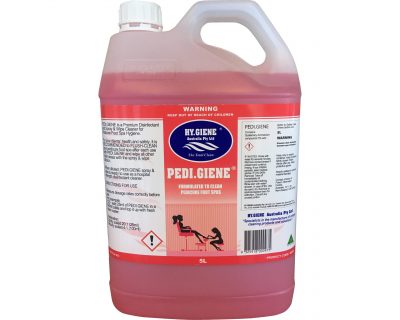 cleaning and sanitising pedicure equipment