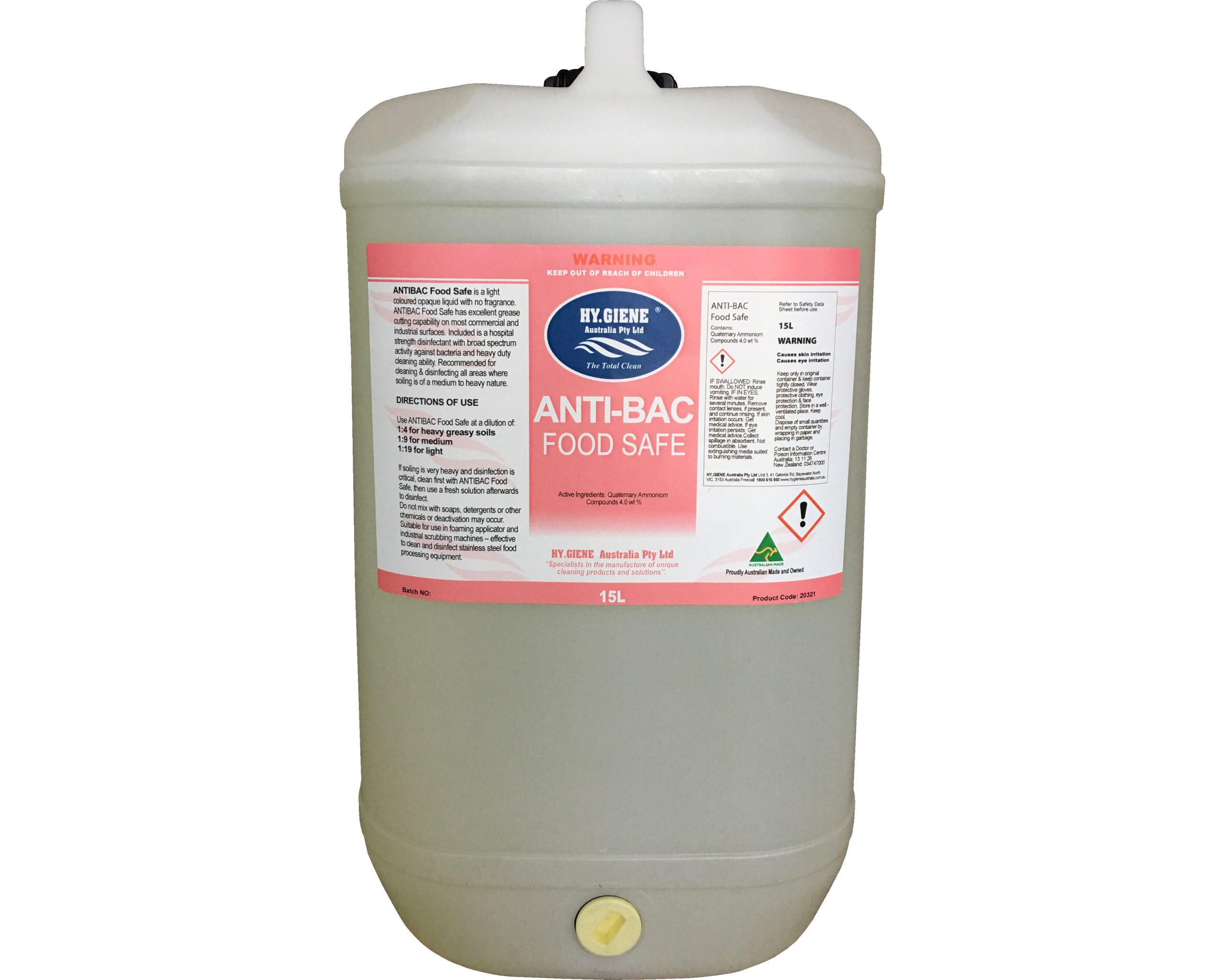 ANTI-BAC FS Degreaser & Disinfectant - Image 2