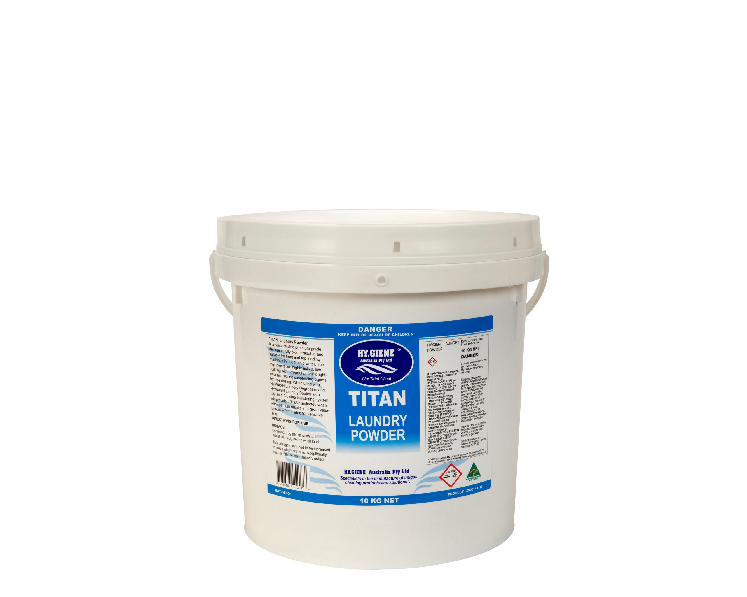 TITAN Laundry Powder Concentrate HY.GIENE AUSTRALIA