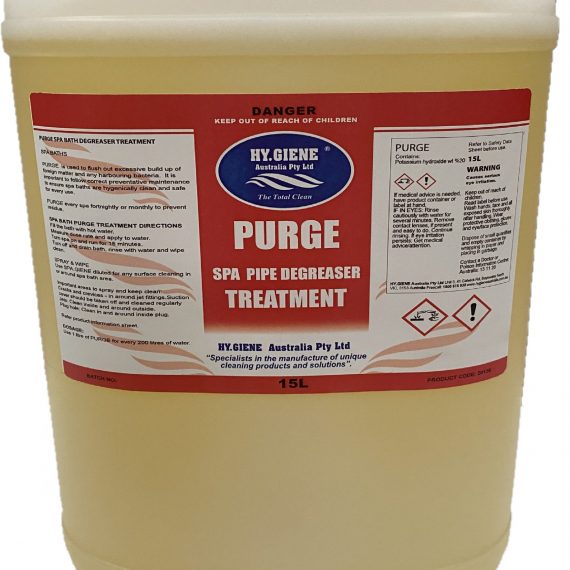 Purge Spa Pipe Degreaser - HY.GIENE AUSTRALIA