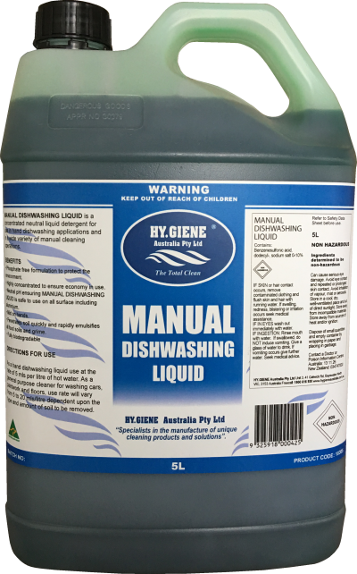 manual dishwashing liquid