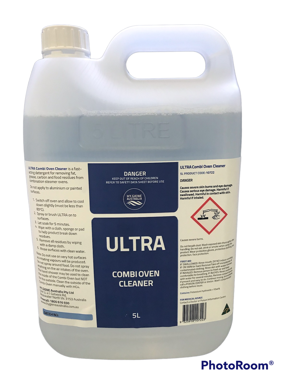 Combi Oven Cleaner ULTRA HY.GIENE AUSTRALIA