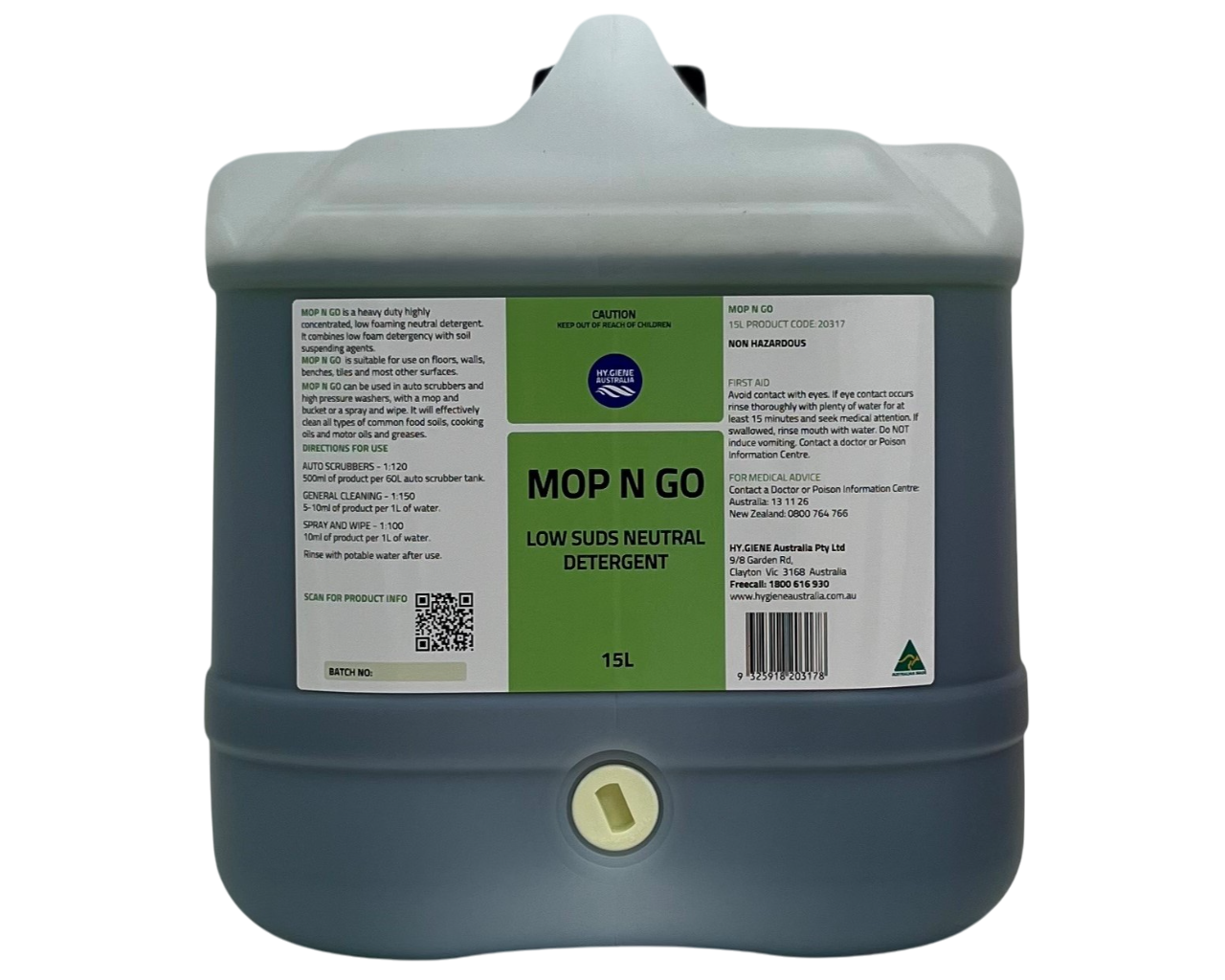 Mop n Go Low Foaming Neutral Floor Cleaner - Image 2