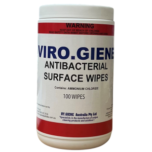 VIRO.GIENE Non Alcohol Antibacterial Cannister wipes x 12 - carton